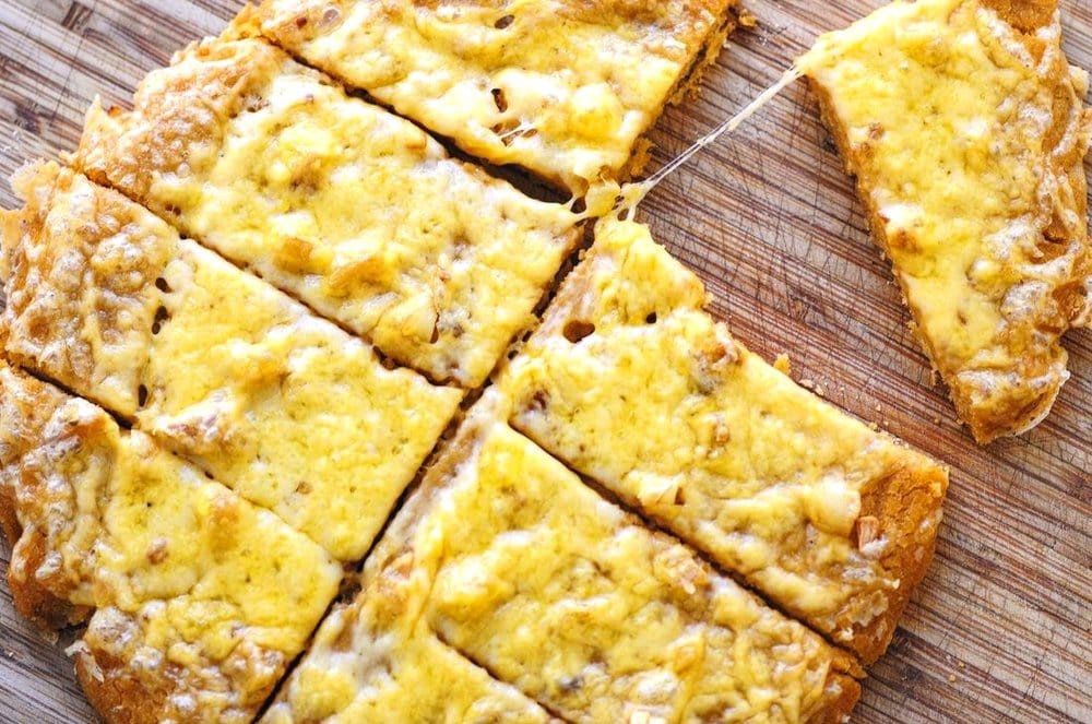  (Cheesy Garlic Breadsticks W/ Millet Flatbread-Pizza Crust (Gluten Free, Vegan Option) - A super healthy, easy and delicious gluten-free & vegan Millet Flatbread Pizza Crust made into Cheesy Garlic Breadsticks! | #pizza #pizzacrust #flatbread #millet #glutenfree #glutenfreepizza #glutenfreepizzacrust #vegan #cheesy #garlic #breadsticks #healthy #easy #dinner #kidfriendly 