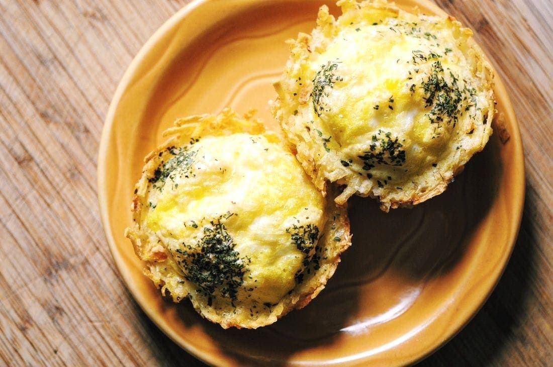 Hash Brown Egg Nests (Gluten-Free) - MOON and spoon and yum