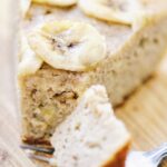 gluten free banana cake recipe featured picture