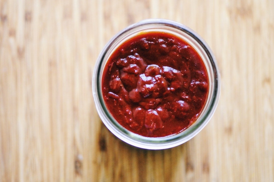 New Mexican Style Red Chile Enchilada Sauce (Gluten-Free, Vegan) 7 new mexico red chile sauce