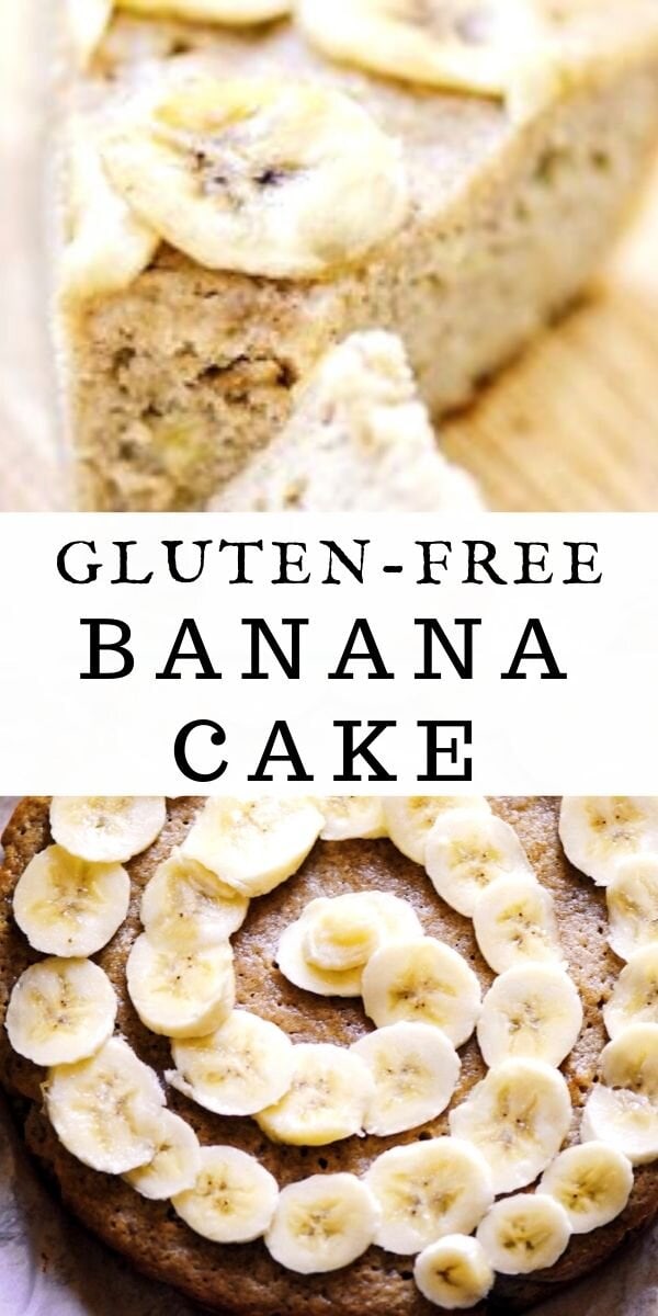 GlutenFree Banana Cake (DairyFree, Refined SugarFree)