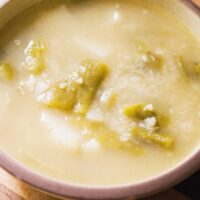 green chile potato soup