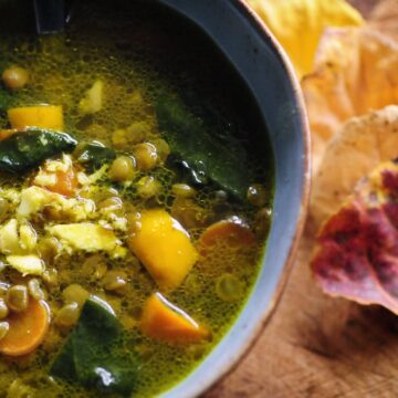 autumn lentil soup