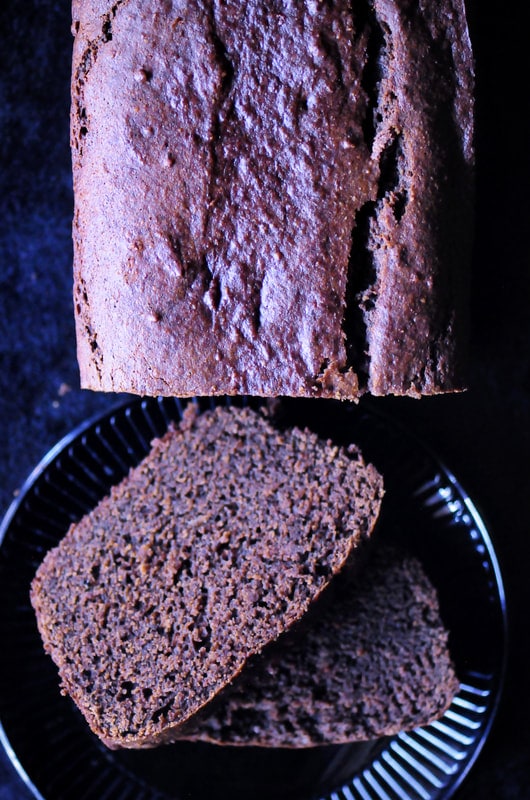  A rich, moist, decadent gluten-free banana bread made with buckwheat flour, almond flour and raw cacao powder. This beautiful loaf is created with wholesome ingredients, and sweetened by unrefined coconut sugar, making it a scrumptious treat that is deliciously healthy any time of the day! #chocolatebread #buckwheatbread #glutenfreebread #bananabread #cacao 