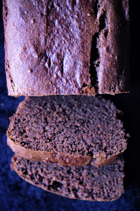  A rich, moist, decadent gluten-free banana bread made with buckwheat flour, almond flour and raw cacao powder. This beautiful loaf is created with wholesome ingredients, and sweetened by unrefined coconut sugar, making it a scrumptious treat that is deliciously healthy any time of the day! #chocolatebread #buckwheatbread #glutenfreebread #bananabread #cacao 