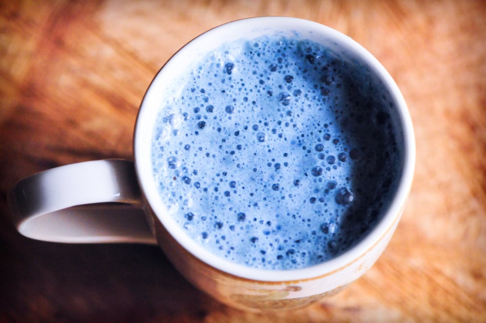  This gluten-free & vegan Double Blue Peppermint Moon Milk makes for one soothing & delicious antioxidant-rich brew perfect for those stressful days and sleepless nights . #moonmilk #bluemoonmilk #blueberrymoonmilk #peppermintmoonmilk #sleepelixir #ayurveda #lechedeluna #bluebutterflypeapowder 