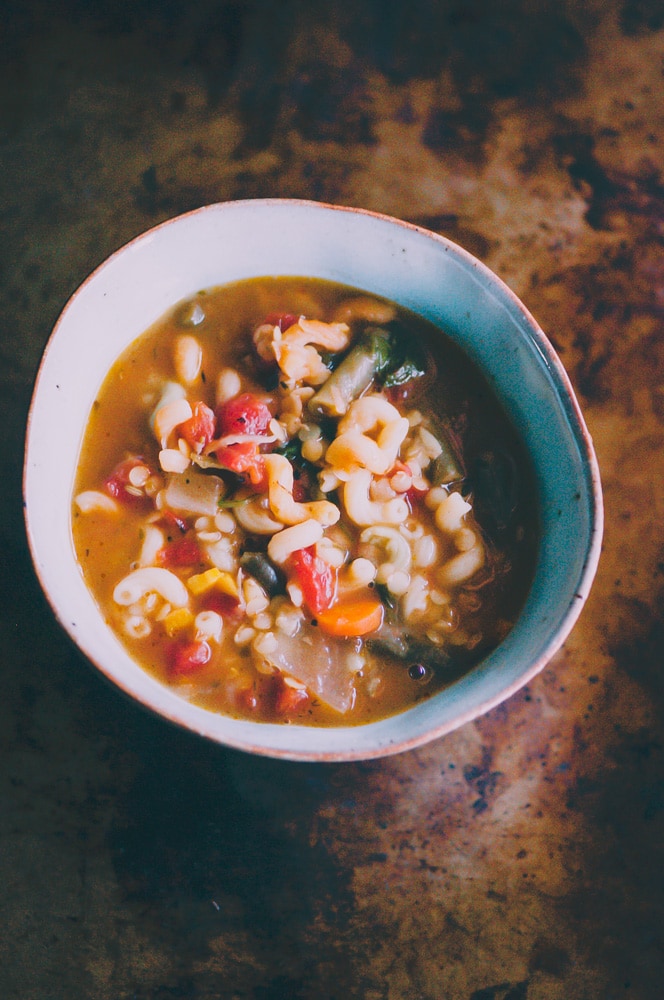 Gluten-Free Lentil Minestrone Soup (Vegan) - MOON and spoon and yum