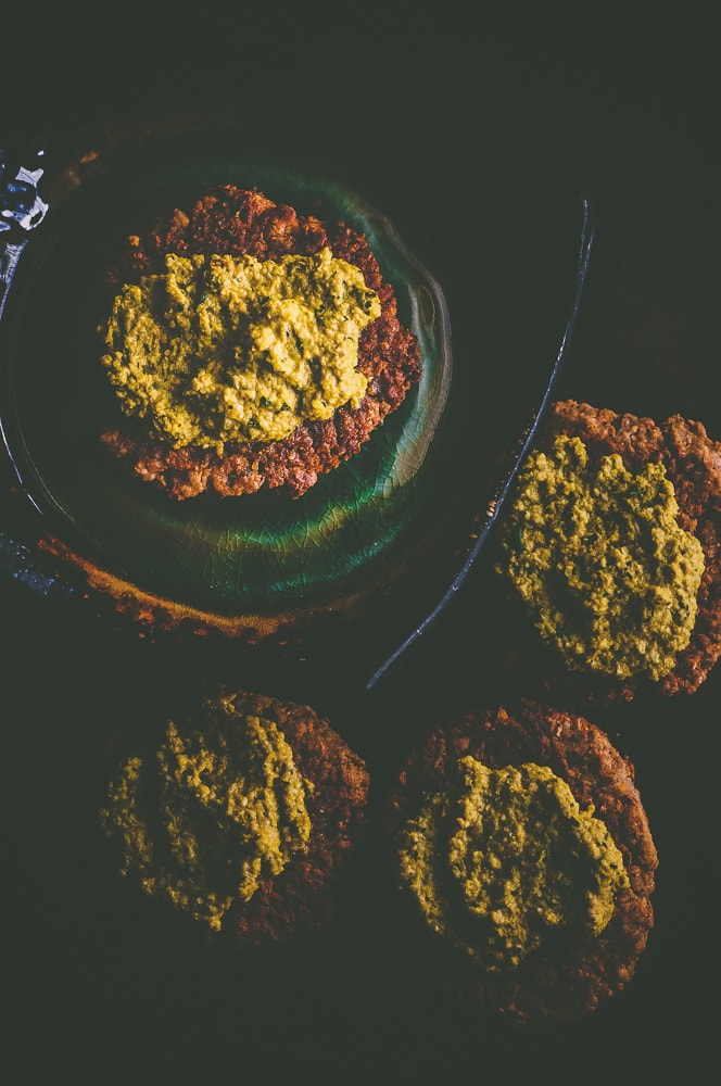  This easy and healthy Baked Carrot and Walnut Falafel makes for one delicious high-protein and high-fiber vegan gluten-free meal, side, or snack! It pairs well with my  Turmeric and Cilantro Sunflower Seed Sauce.  #bakedfalafel #falafelpatties #walnutfalafel #carrotfalafel #veganfalafel #glutenfreefalafel #veggieburgers 