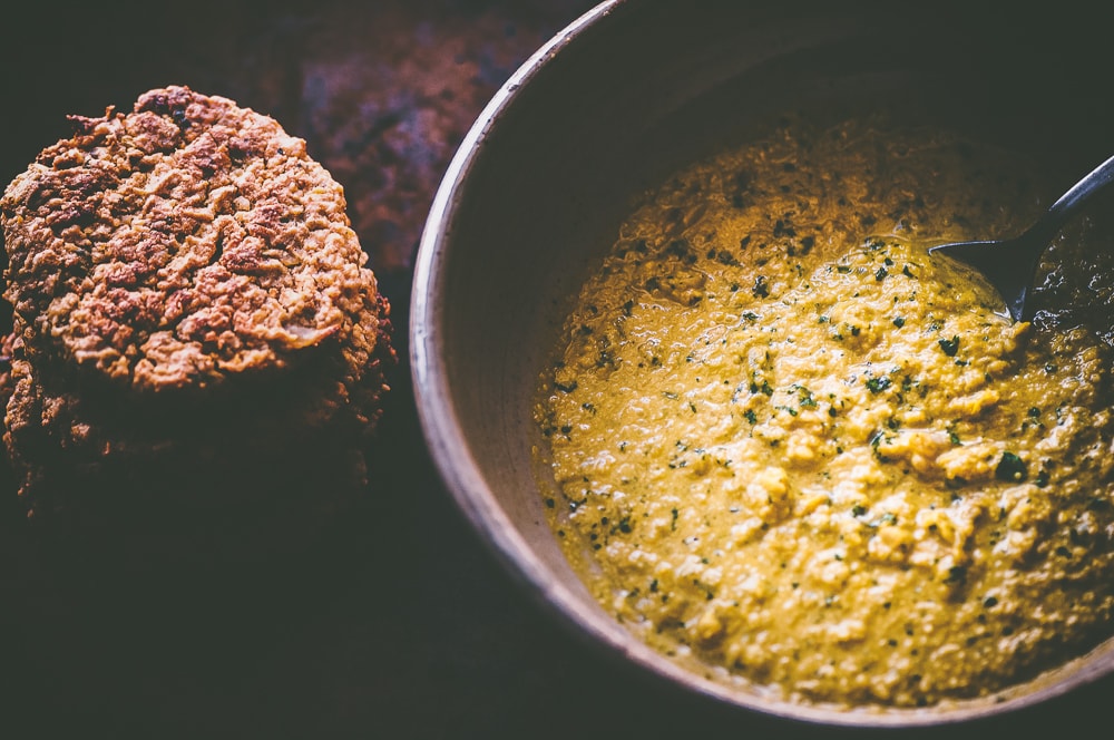  This easy and healthy Baked Carrot and Walnut Falafel makes for one delicious high-protein and high-fiber vegan gluten-free meal, side, or snack! It pairs well with my  Turmeric and Cilantro Sunflower Seed Sauce.  #bakedfalafel #falafelpatties #walnutfalafel #carrotfalafel #veganfalafel #glutenfreefalafel #veggieburgers 