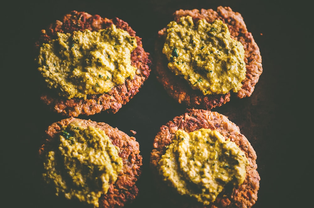  This easy and healthy Baked Carrot and Walnut Falafel makes for one delicious high-protein and high-fiber vegan gluten-free meal, side, or snack! It pairs well with my  Turmeric and Cilantro Sunflower Seed Sauce.  #bakedfalafel #falafelpatties #walnutfalafel #carrotfalafel #veganfalafel #glutenfreefalafel #veggieburgers 