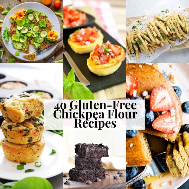  From bread to cookies to pizza to omelettes to falafel to classic Indian fare, we’ve got you covered with the ultimate guide to vegan, vegetarian and gluten-free Chickpea Flour Recipes! Whether you’re in the mood for baking or want a new savory dish to try, the health benefits and ease of cooking with chickpea (a.k.a. garbanzo bean) flour will be certain to win you over! #chickpeaflourrecipes #chickpeaflourrecipesvegan #chickpeaflourpancakes #chickpeaflourbread #chickpeaflouromelette #chickpeaflourcookies 