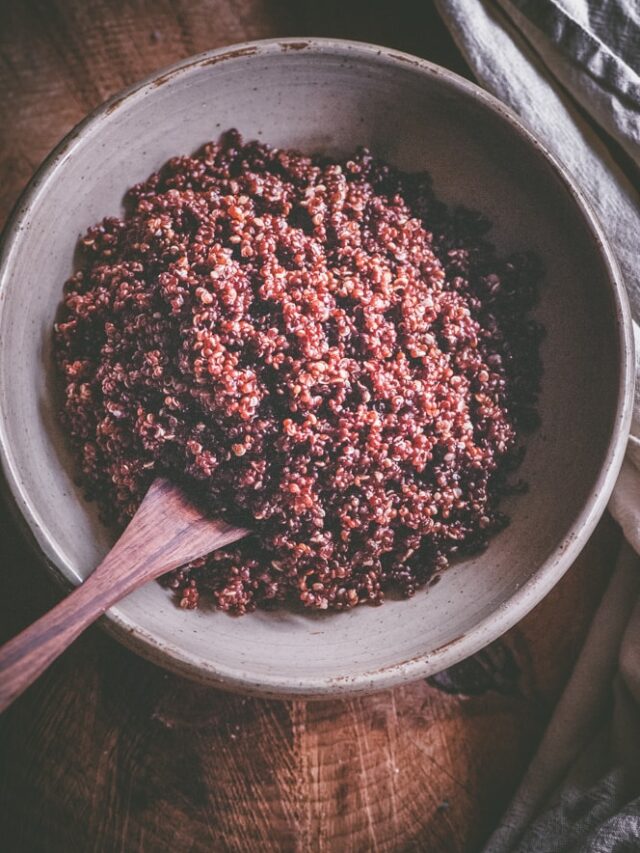 How To Cook Red Quinoa in the Instant Pot Story