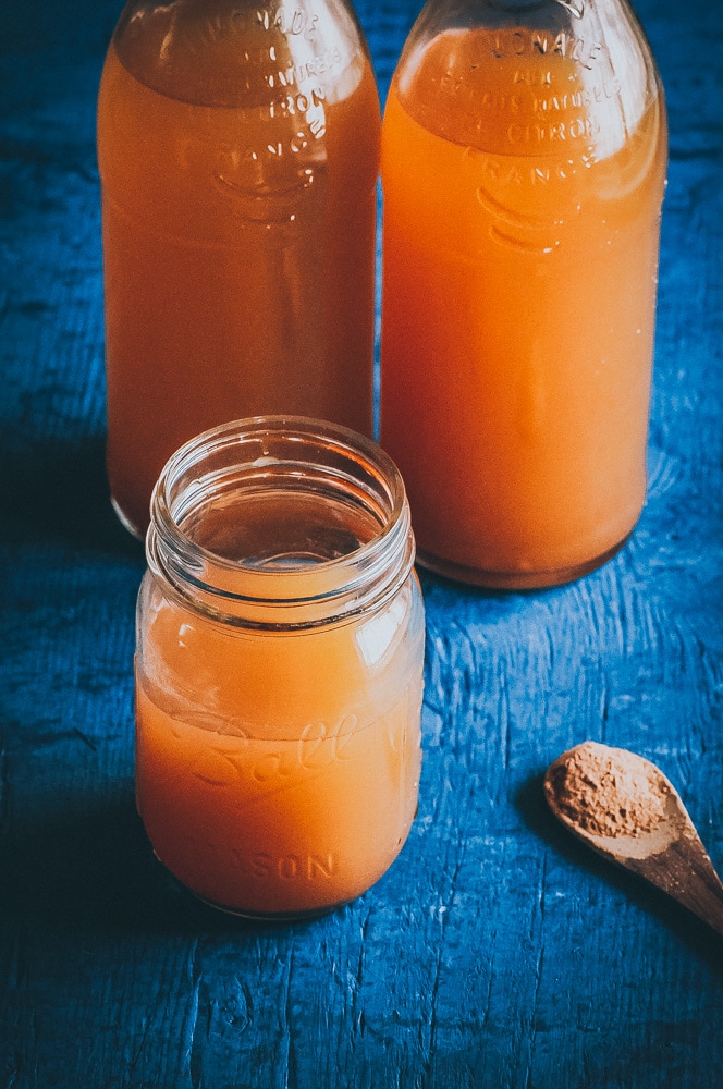  This delicious, fizzy probiotic-rich Water Kefir recipe is high in Vitamin C thanks to the Amazonian superfood Camu Camu! Learn all about Camu Camu, how to make water kefir, health benefits and more alongside this easy and fun Camu Camu Water Kefir Recipe! #waterkefir #camucamu #camucamupowder #waterkefirrecipe #howtomakewaterkefir #waterkefirbenefits 