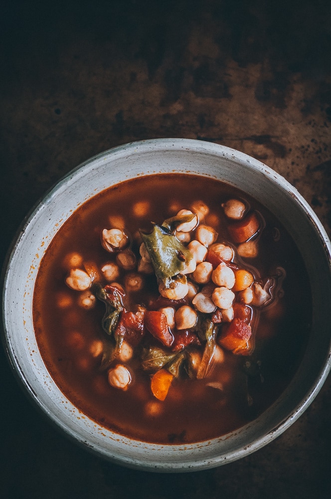  This EASY dump and start Instant Pot Chickpea soup with Cajun seasoning makes for one healthy and flavorful vegan pressure cooker meal #chickpeasoup #cajunseasoning #instantpotsoup #vegansoup 