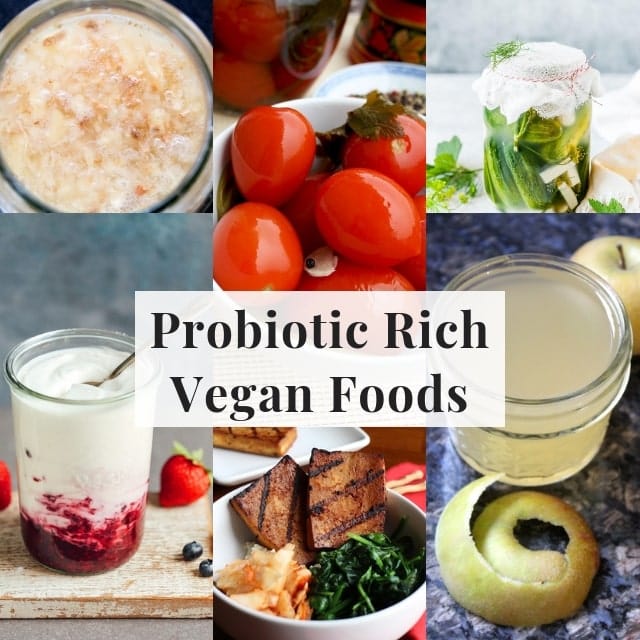  42 AMAZING Vegan & Gluten-Free Gut Healing Recipes, How to Improve Gut Health , Probiotic and Prebiotic Rich Foods, Health Benefits + MORE can all be found in this gut healing vegan recipe round-up! #guthealth #guthealing #veganprobiotics #prebiotics #fermentation #pickles #veganguthealth #glutenfreeprobiotics #leakygut #probioticrecipes #guthealingrecipes 