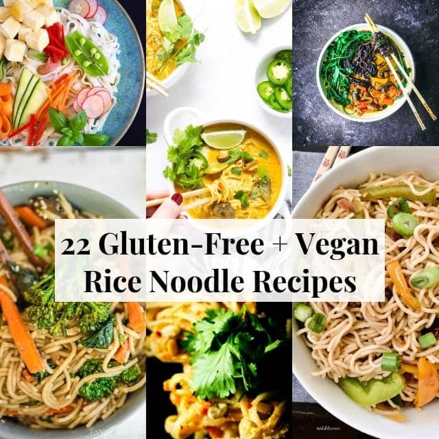 22 GlutenFree & Vegan Rice Noodle Recipes