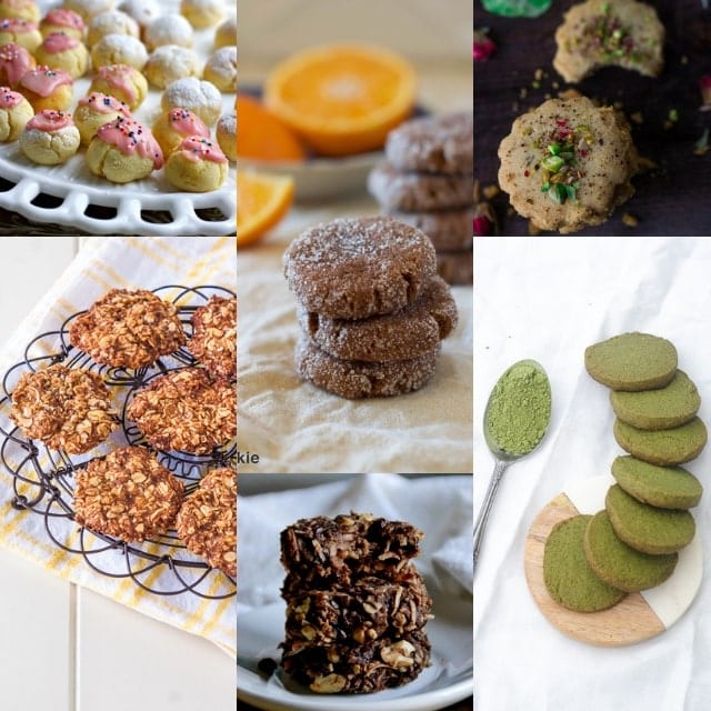  25 Coconut Flour Cookie Recipes - This Coconut Flour Cookie recipes round-up is filled with tons of healthy, easy and delicious gluten-free coconut flour cookies recipes. Everything from keto and low-carb cookies to vegan coconut flour cookies to peanut butter, chocolate chip, pumpkin —you name it! #coconutflourcookies #coconutflour #vegancoconutflourcookies  