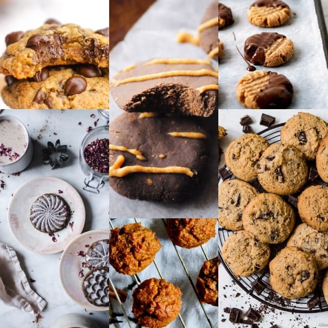  25 Coconut Flour Cookie Recipes - This Coconut Flour Cookie recipes round-up is filled with tons of healthy, easy and delicious gluten-free coconut flour cookies recipes. Everything from keto and low-carb cookies to vegan coconut flour cookies to peanut butter, chocolate chip, pumpkin —you name it! #coconutflourcookies #coconutflour #vegancoconutflourcookies  