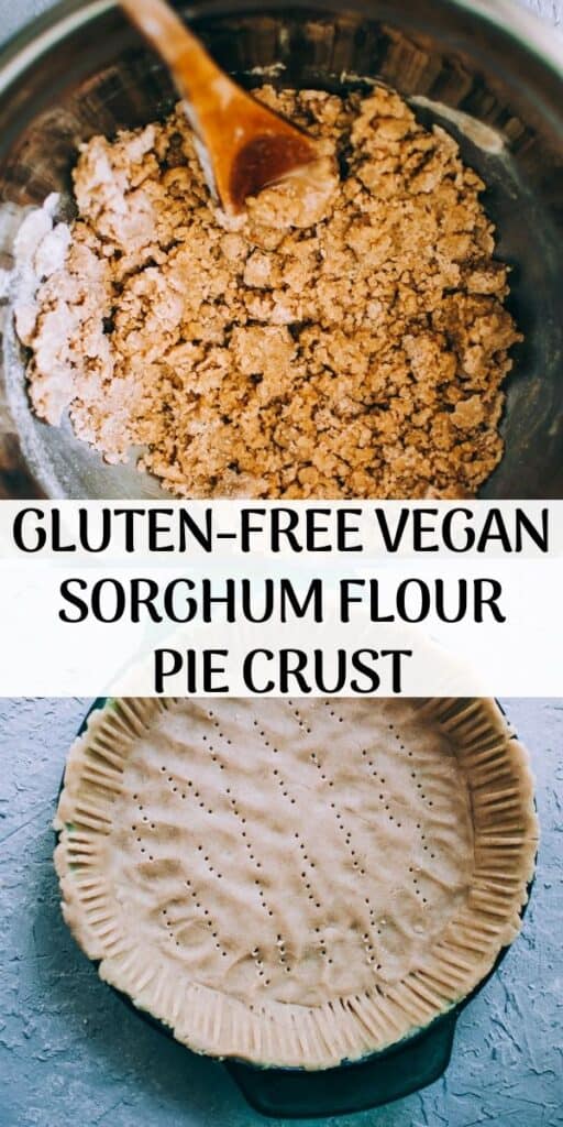 sorghum flour pie crust pin