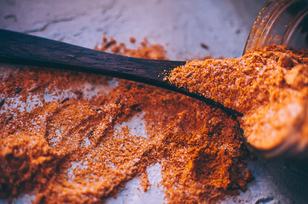 Homemade curry spice blend