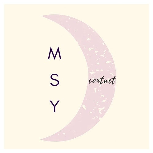 a logo with the word contact