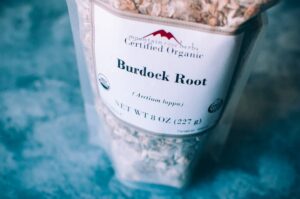 mountain rose herbs package of burdock root