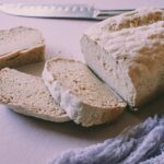 a side shot of gluten free vegan yeast free bread