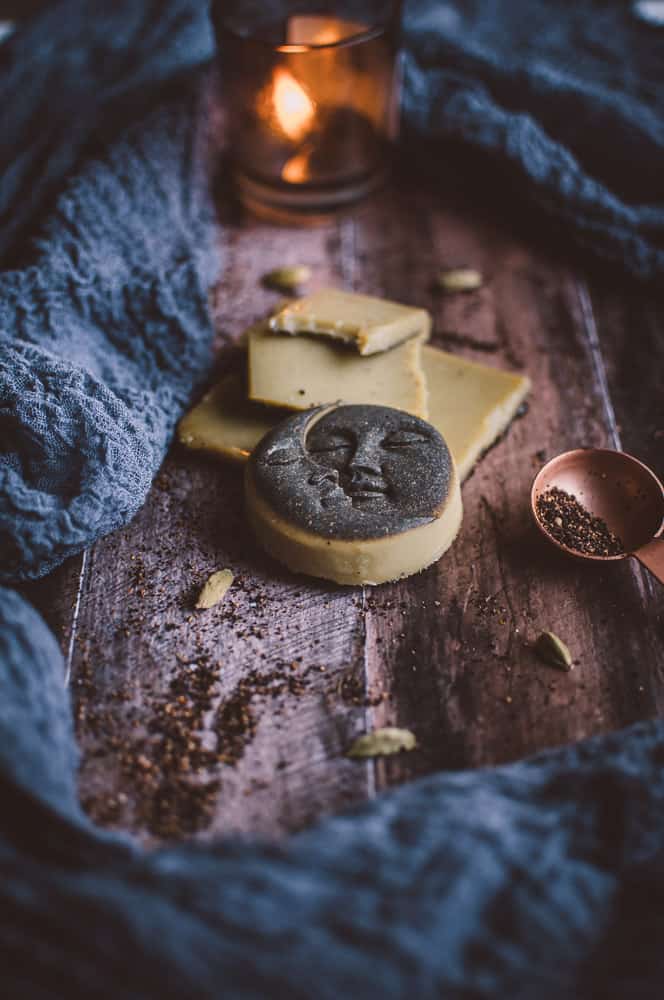 flatlay mountain rose herbs sponsored post moon milk fudge