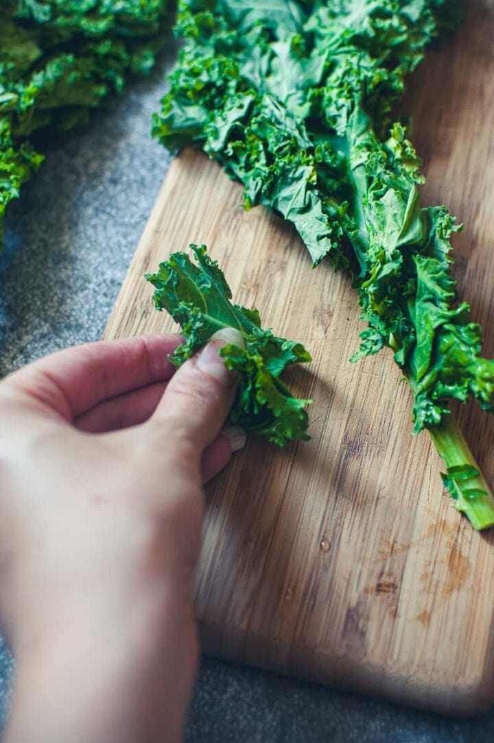 Easy Air Fryer Kale Chips - MOON and spoon and yum