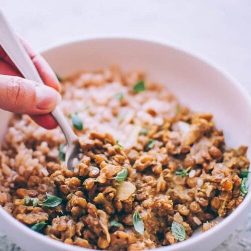 Green Lentil Curry (Instant Pot + Stovetop) 28