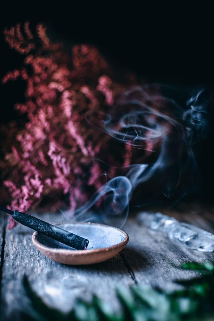 incense smoke photography