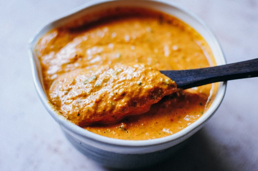 almond romesco sauce