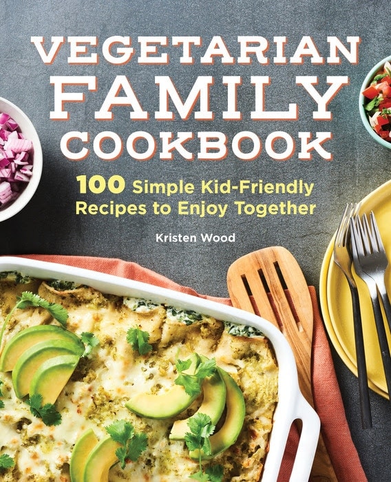 front cover vegetarian family cookbook