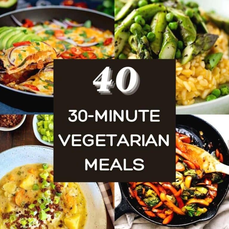 40 Nourishing 30-Minute Vegetarian Meals (Gluten-Free)