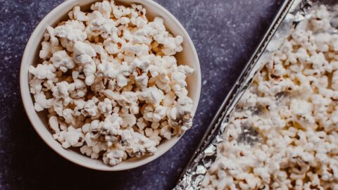 air fry popcorn