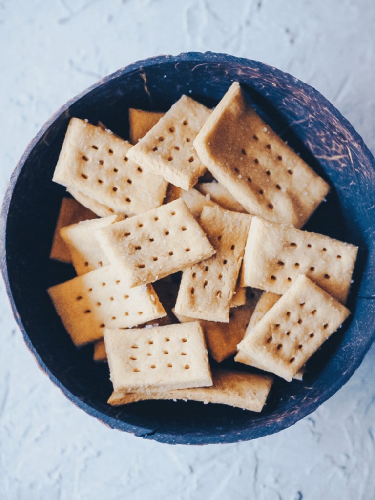 Sea Salt Chickpea Crackers