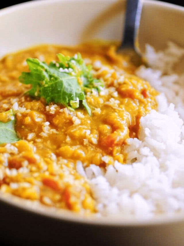 Spicy Coconut Red Lentil Dal
