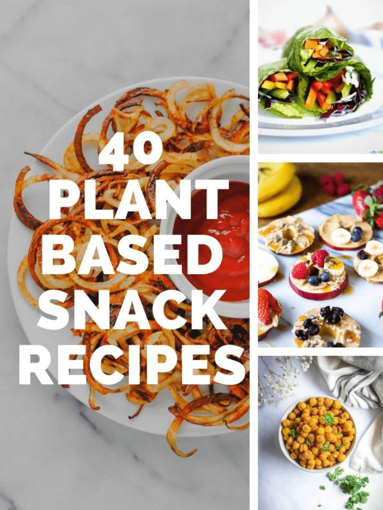 40 Plant Based Snack Recipes - MOON and spoon and yum