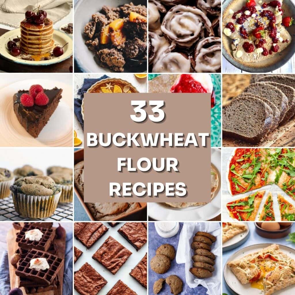 a square featured image for buckwheat flour recipes collection post