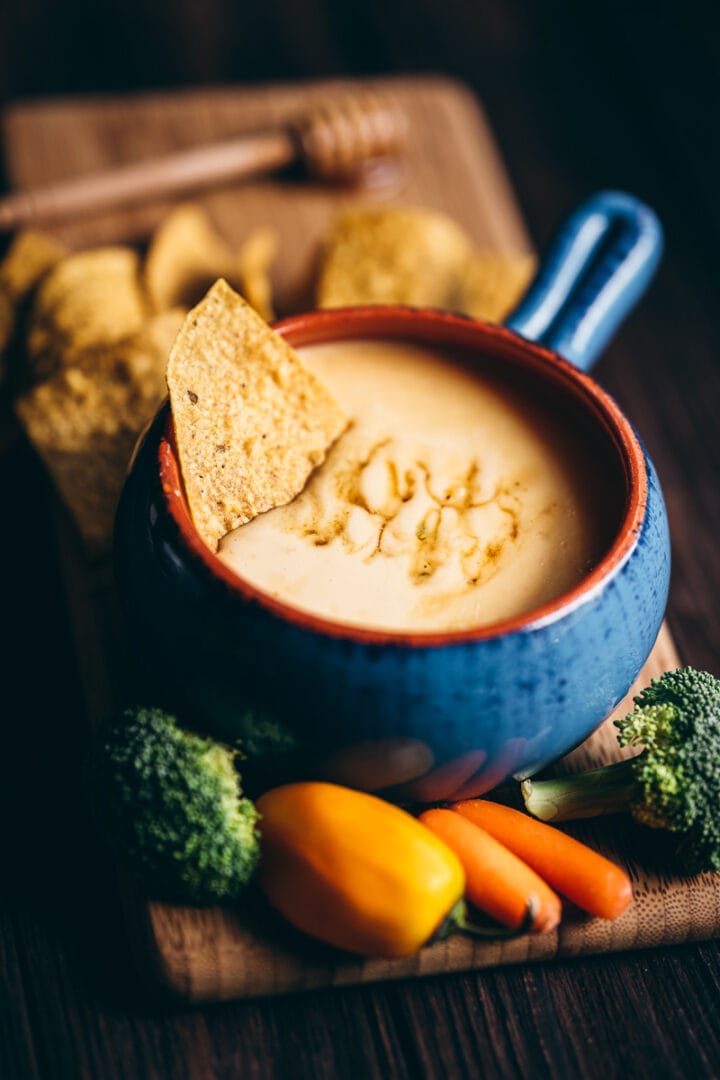 Spicy Ghost Pepper Queso Dip (GlutenFree) MOON and spoon and yum