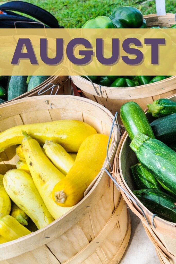 august squash in a wooden basket