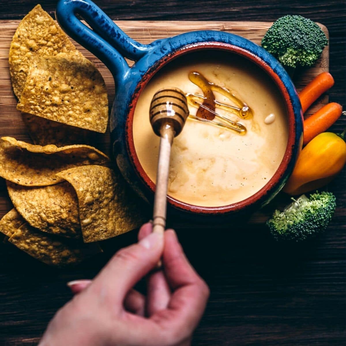 Spicy Ghost Pepper Queso Dip (GlutenFree) MOON and spoon and yum