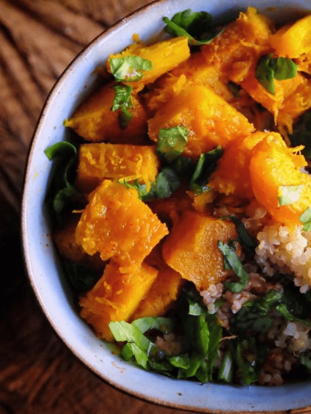 Spicy Roasted Pumpkin Quinoa Bowl (Gluten-Free, Vegan) Story