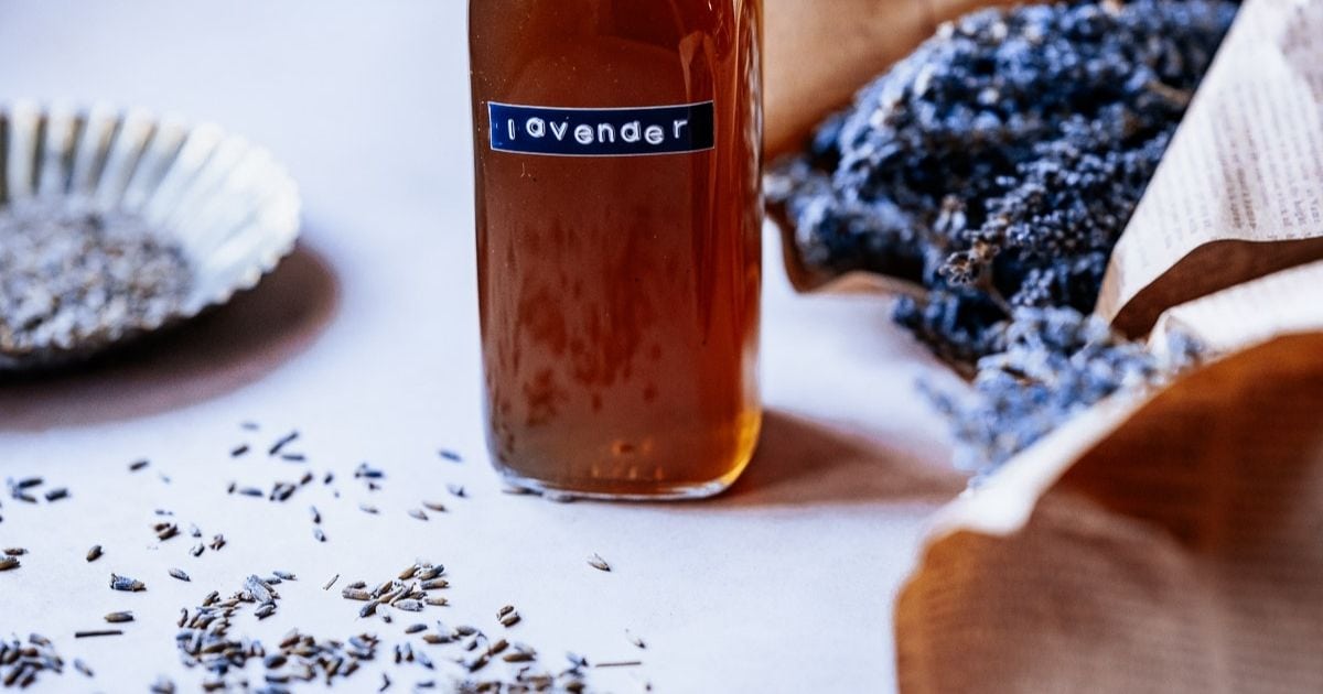 How to Make Lavender Simple Syrup - MOON and spoon and yum