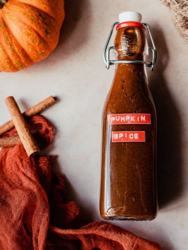 Delicious Homemade Pumpkin Spice Syrup!