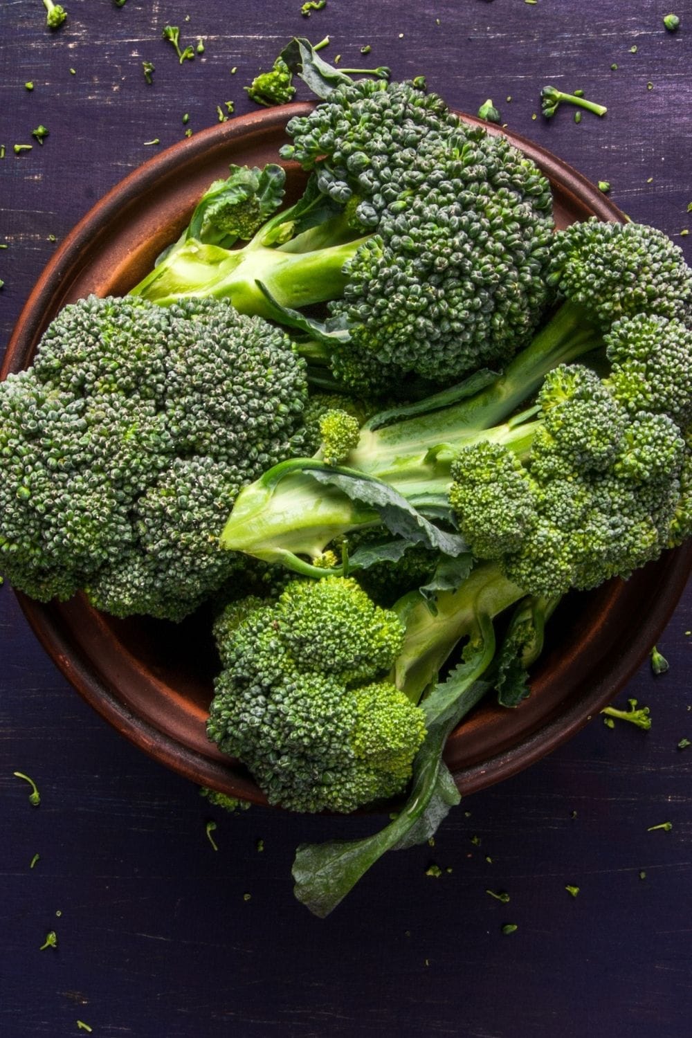 a bowl of fresh broccoli