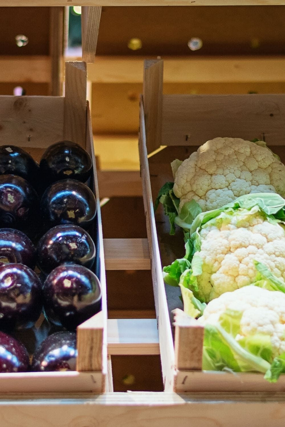 cauliflower and eggplant