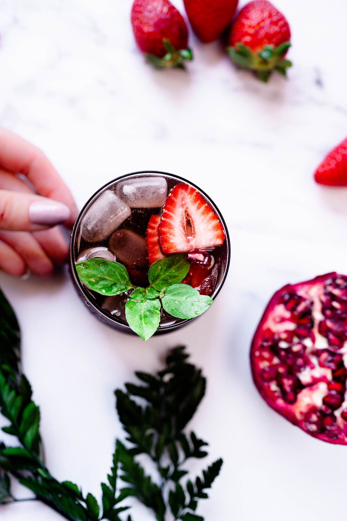 pomegranate mocktail