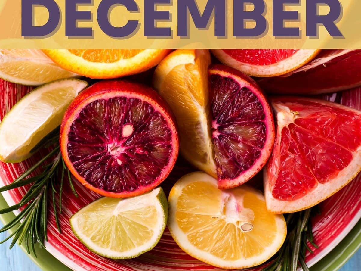 What's in Season? December Produce Guide - Urban Farmie