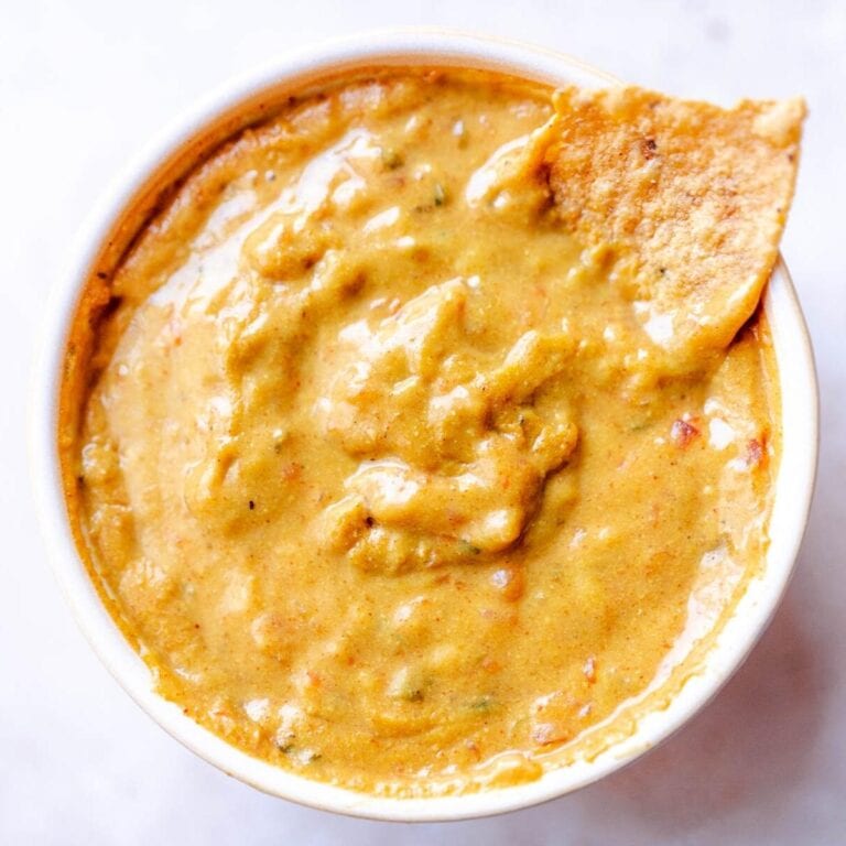 Super Easy Vegan Queso (Cashew-Free, Oil-Free)